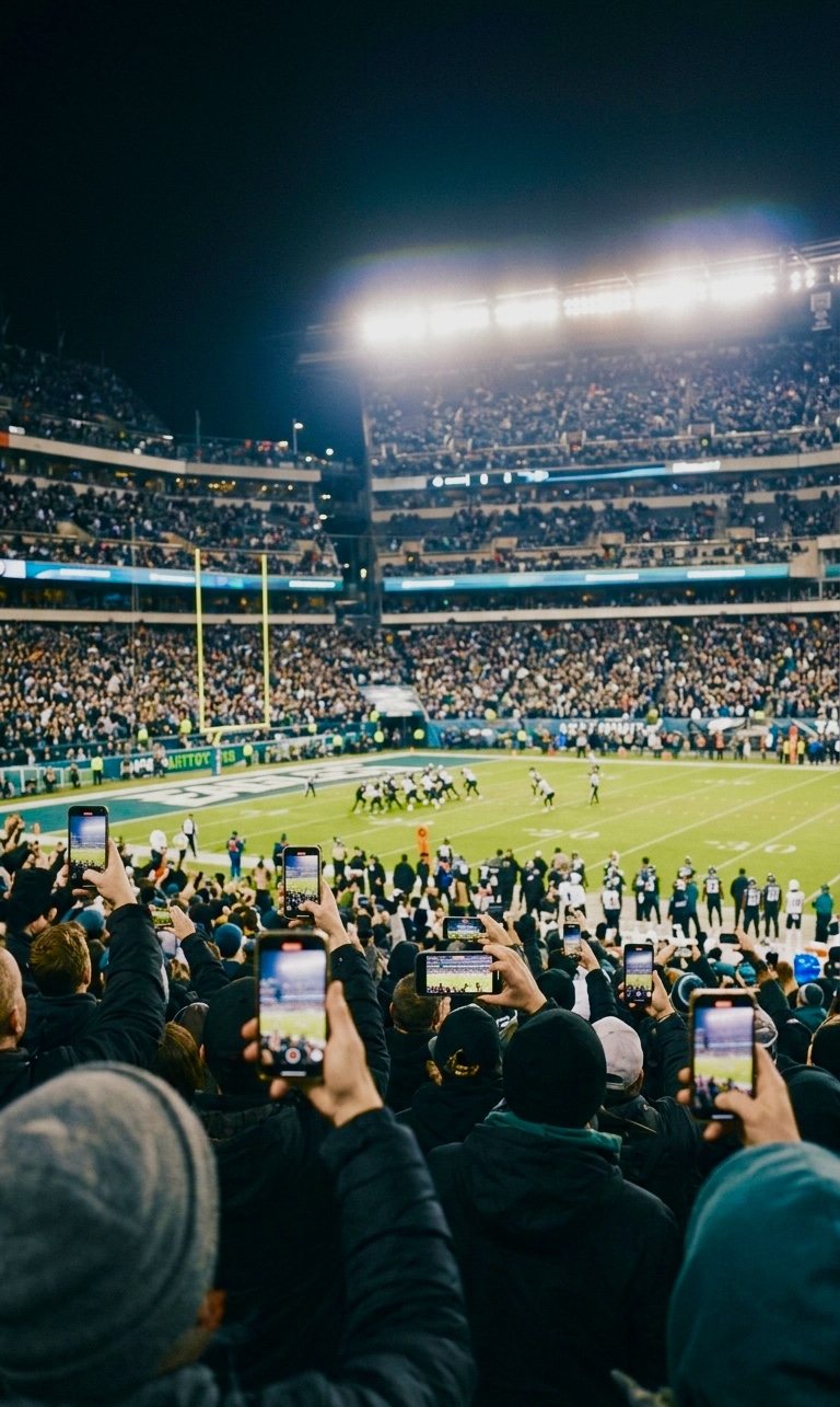 Creator filming sports